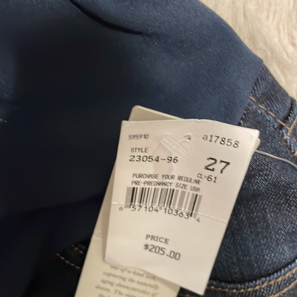 Ag The Stilt Roll Up Maternity Jeans sz 27 - Picture 4 of 8